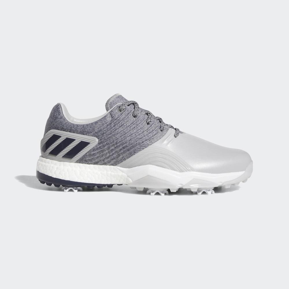 Pantofi Golf Adidas Adipower 4orged Barbati Romania - Gri/Bleumarin/Albi F34192